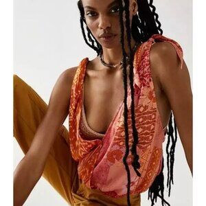 Free People Tied To You Tank in Lemonade Combo Size Large